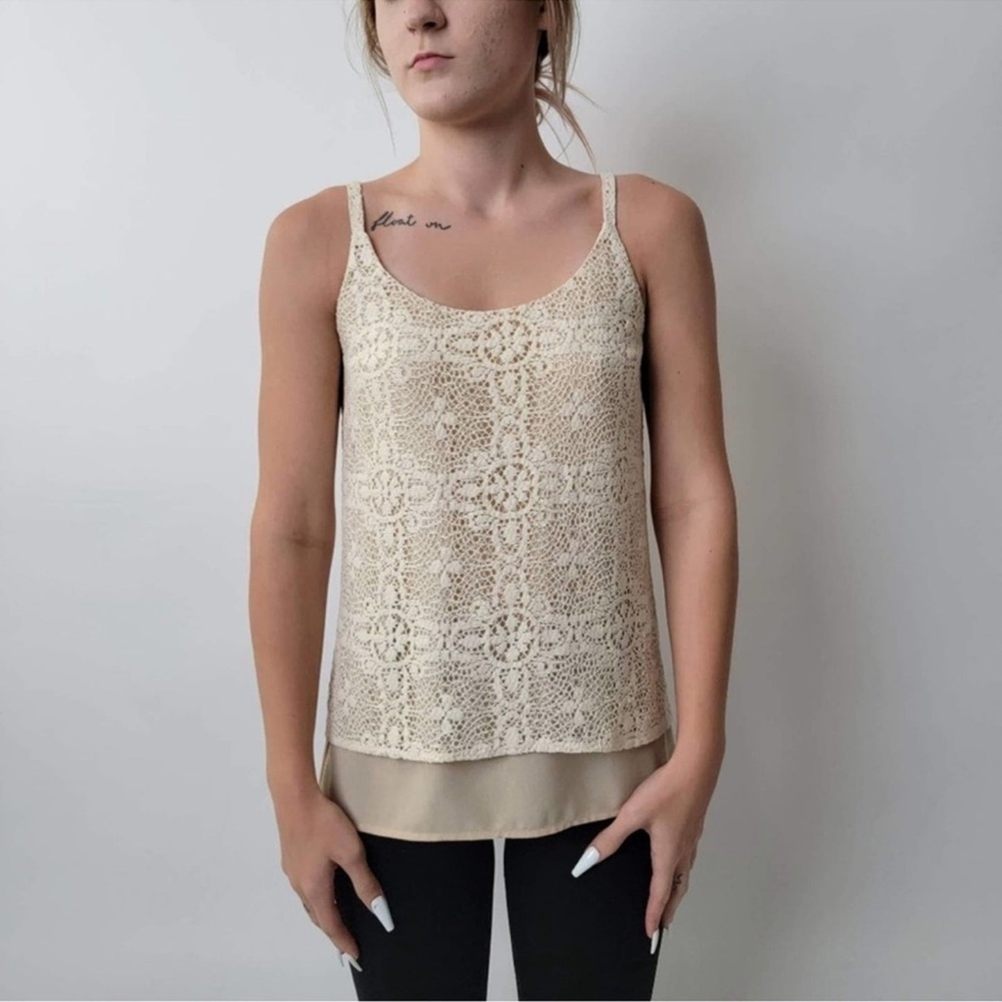 CAbi It Girl Lace Cami Top