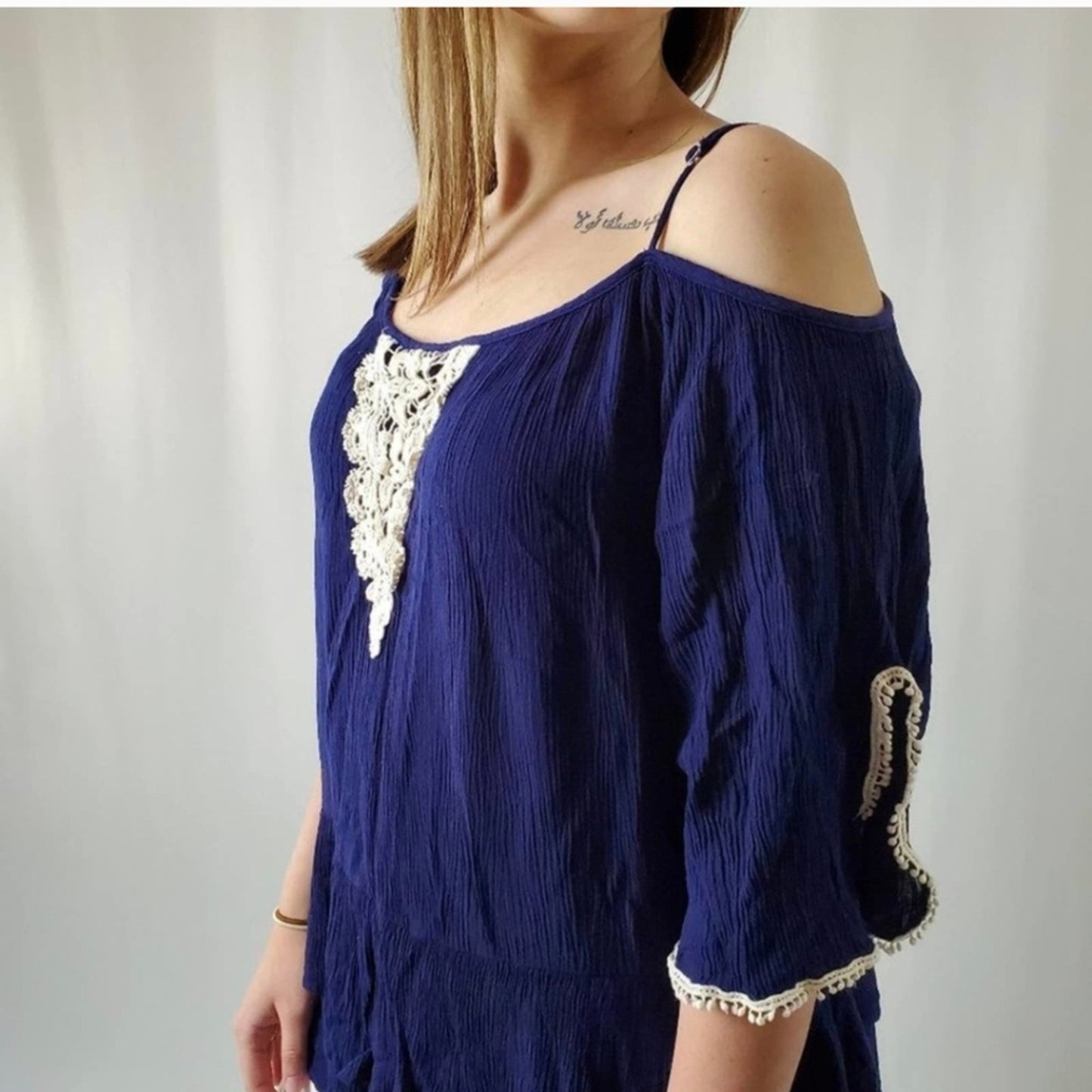 Alta Off Shoulder Lace Tunic