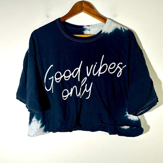 Chemistry Cropped Good Vibes Tee Shirt