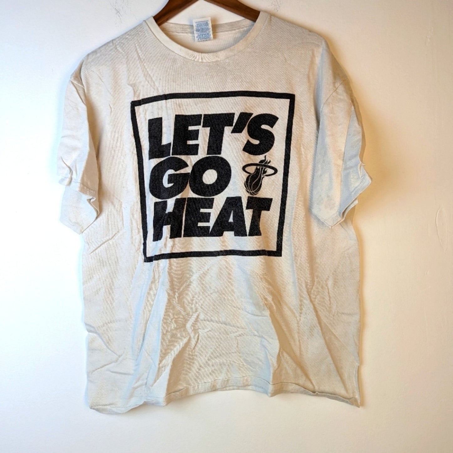 Vintage Let's Go Heat Miami Tee Shirt - XL