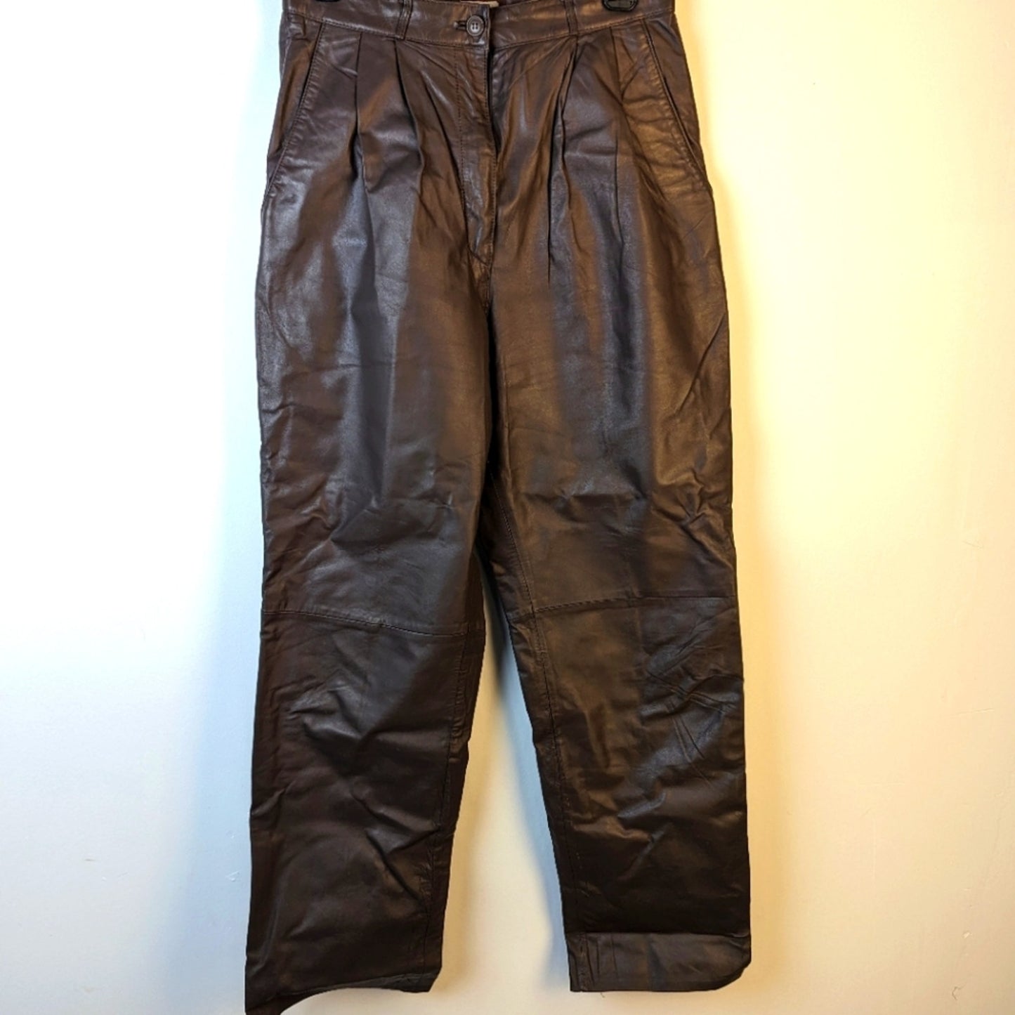 Vintage 80's Toff's Leather Pants - 12