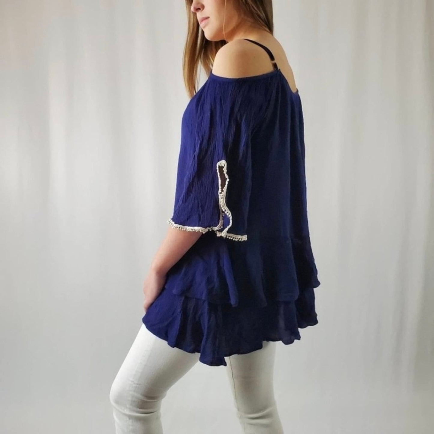 Alta Off Shoulder Lace Tunic