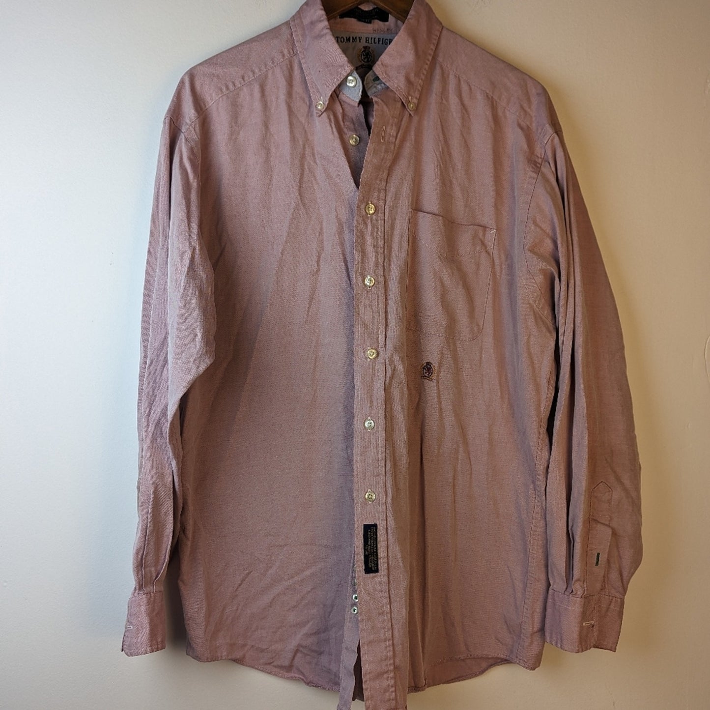 Tommy Hilfiger Windsor Pinpoint Button Front Shirt - 16/35