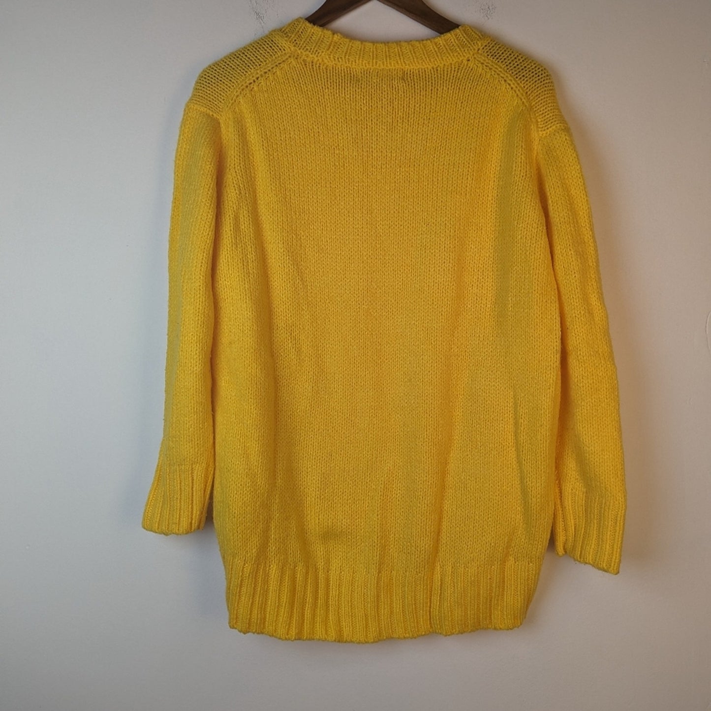 Philosophy Crewneck Knit Yellow Sweater - Medium