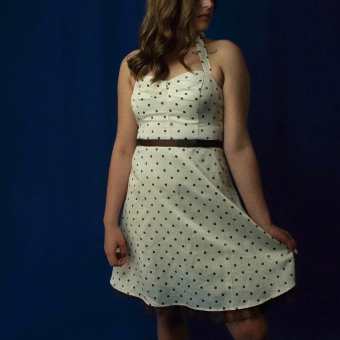 City Triangles Polka Dot Retro Dress - 9