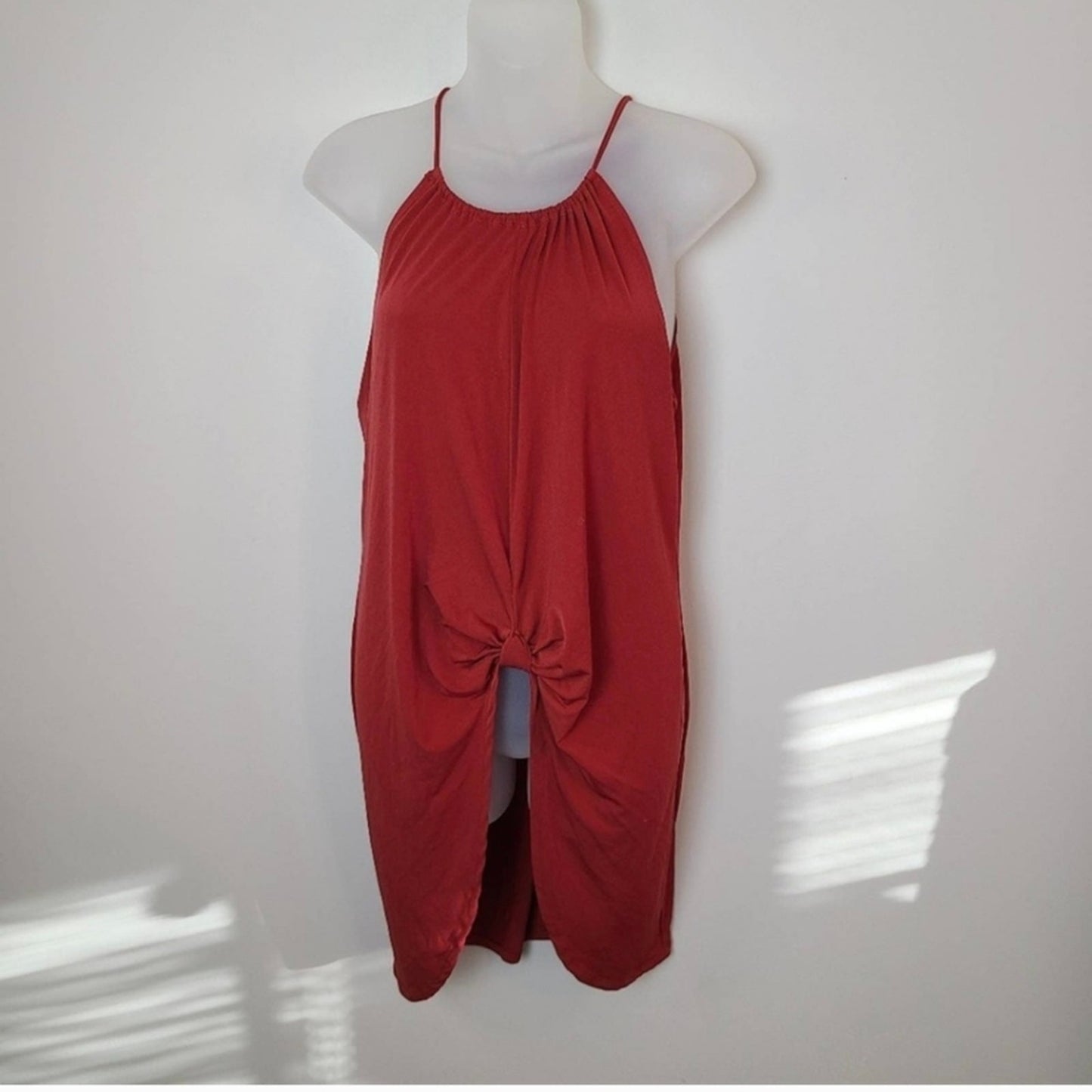 BCBGeneration Red Tank Tunic - Large