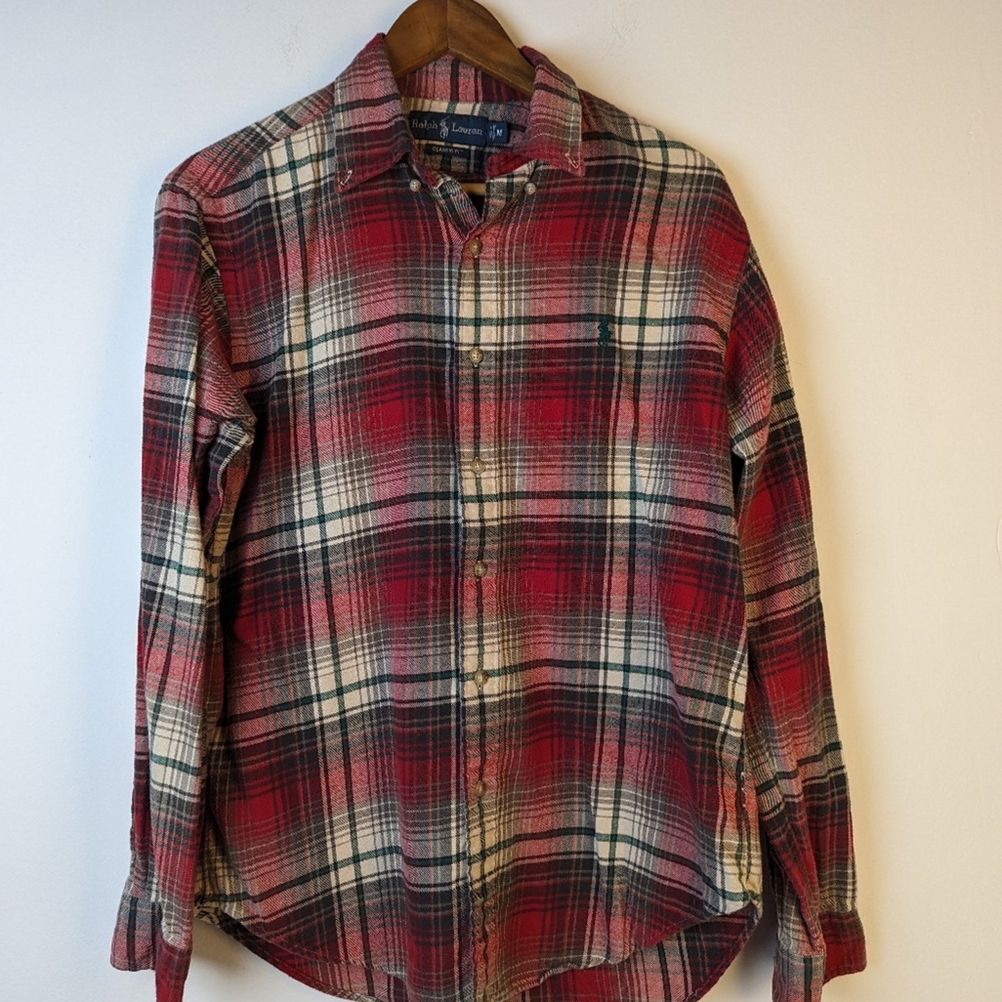 Vintage Ralph Lauren Classic Plaid Shirt - Medium