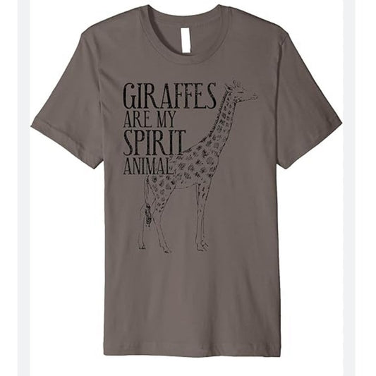 Giraffes are my Spirit Animal Tee Shirt