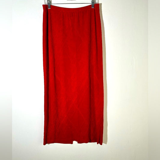 Coldwater Creek Red Pencil Maxi Skirt