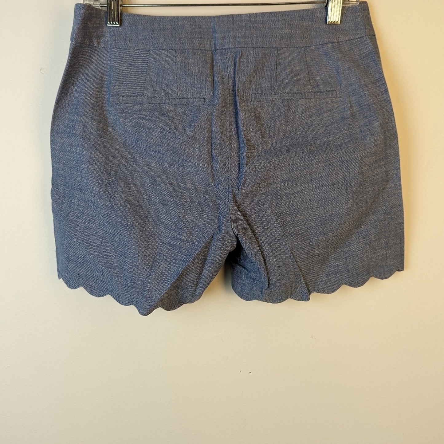 Talbots Scalloped Chambray Shorts - 2