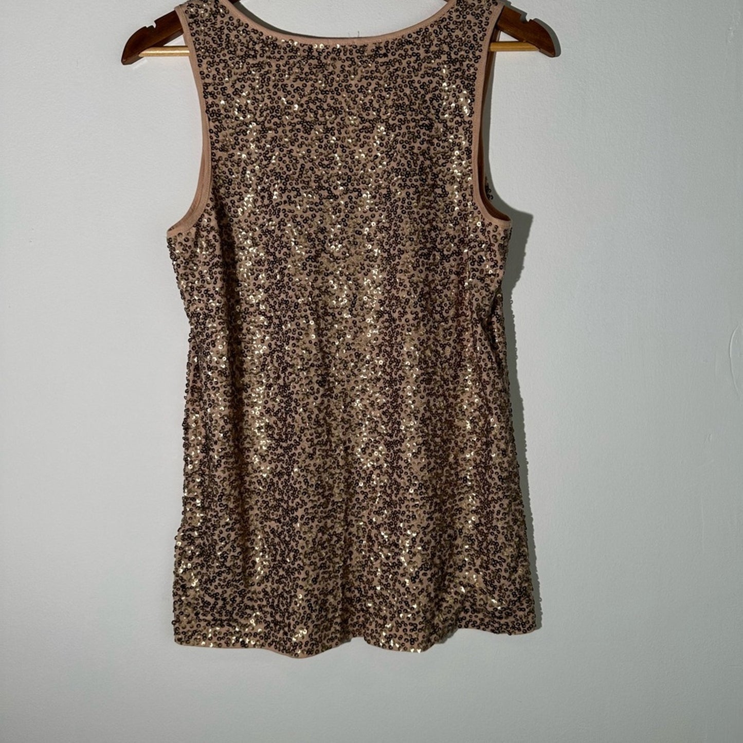 J Crew Shimmering Gold Tank Top