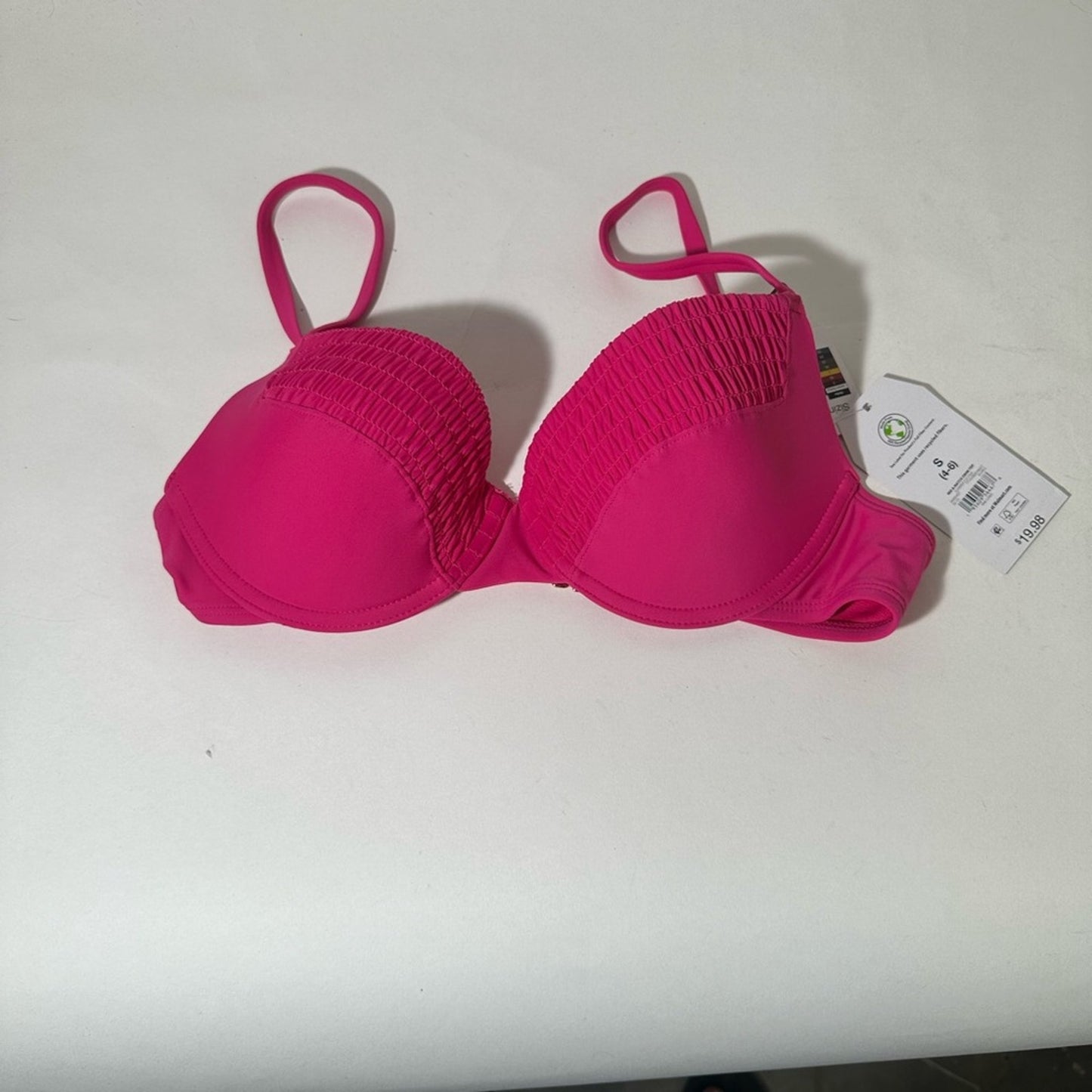 NWT Time & Tru Bikini Top