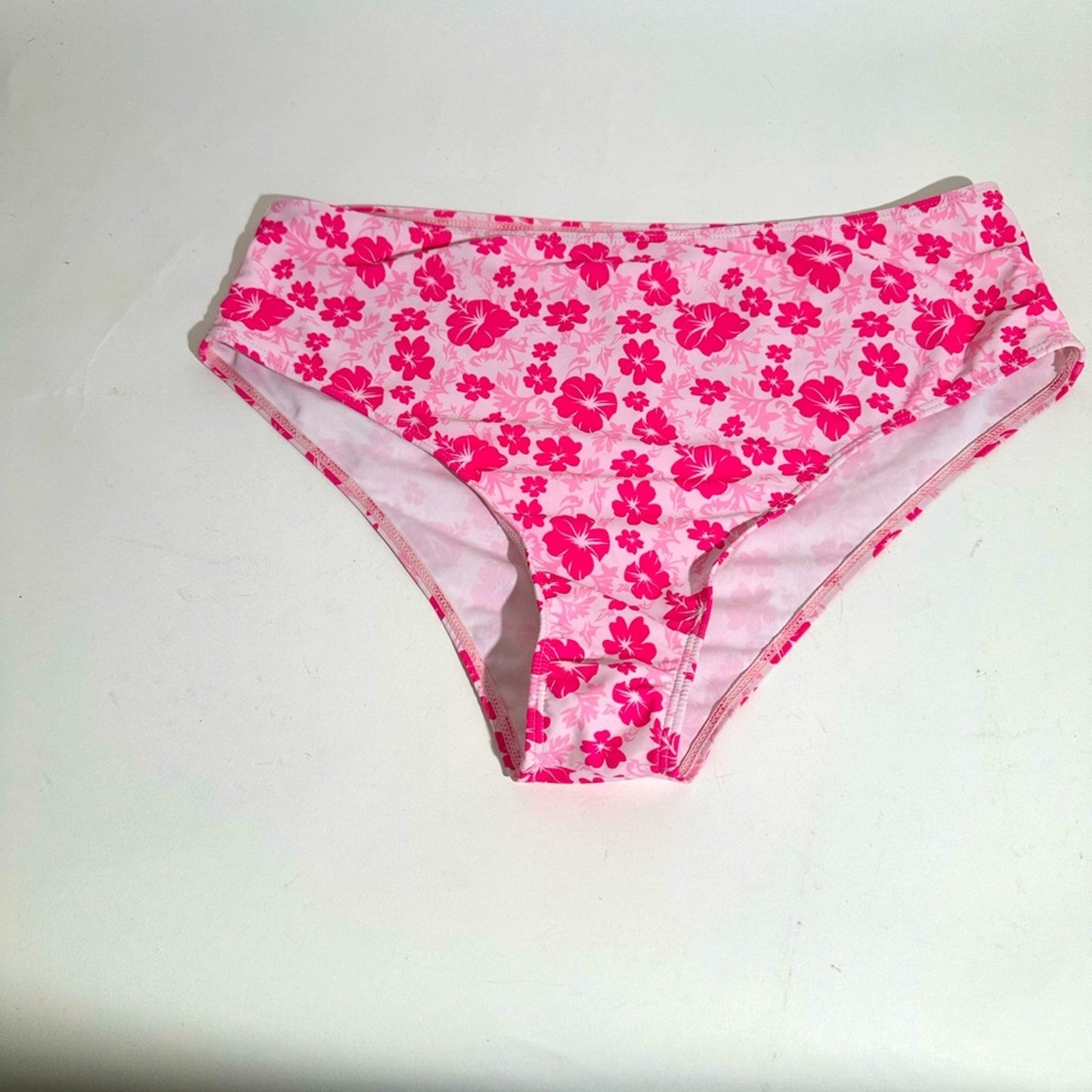 Hibiscus Pink Bikini Bottom