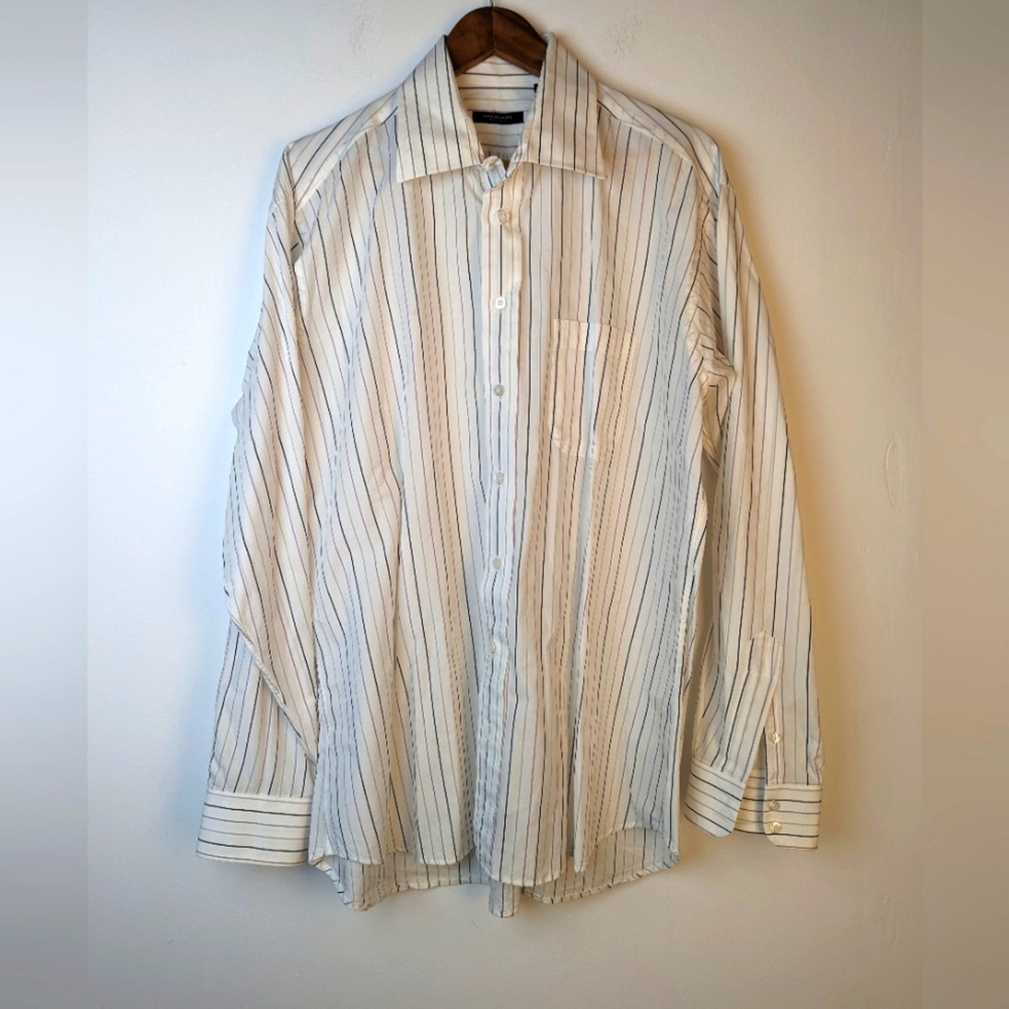 Burburry London Men's Button Front Shirt - 17 L