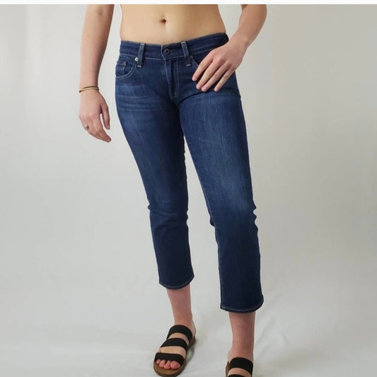 AG Adriano Goldschmied " The Tomboy " Cropped Jeans - 26