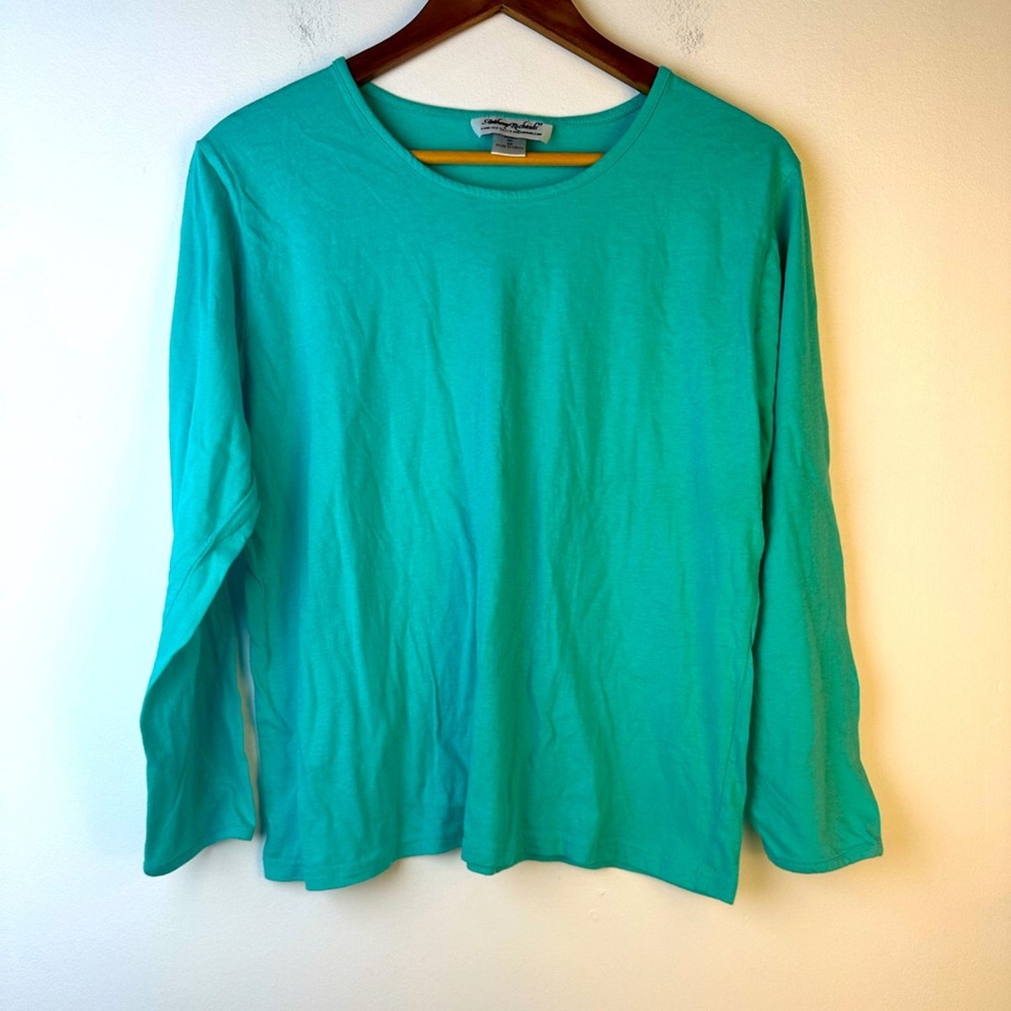 Teal Long Sleeve Tee Shirt