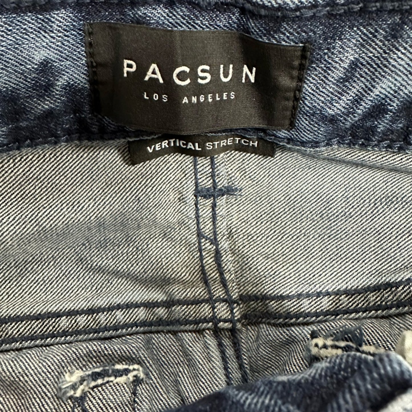 PacSun Vertical Stretch Stacked Skinny Handmade Striped Jeans