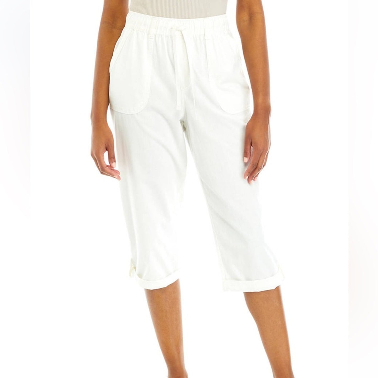 Kim Rogers White Capris