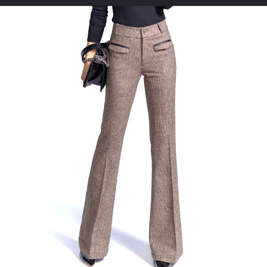 Adrianna Papell Houndstooth Trousers - 4