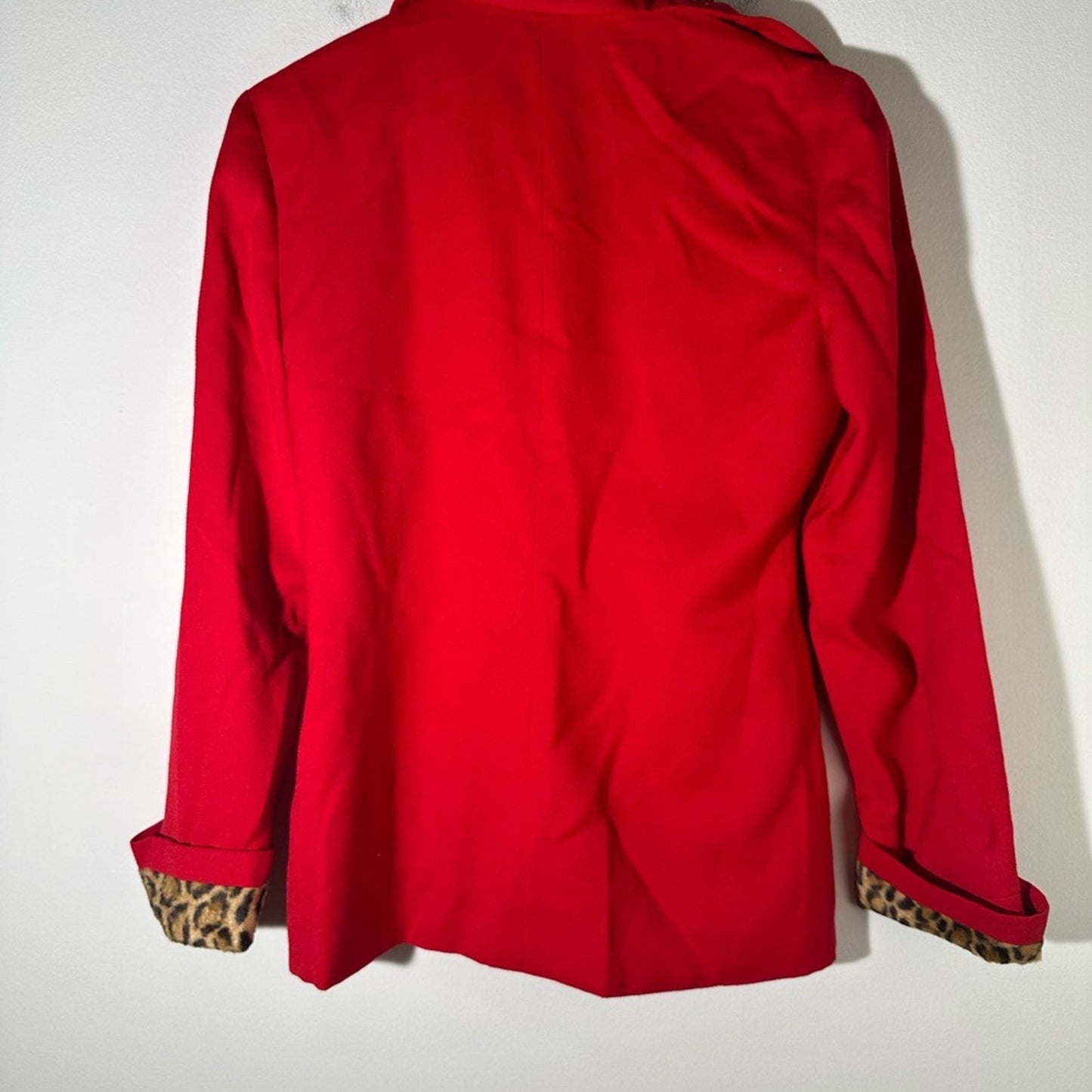 Vintage Ellen Fig Red Jacket