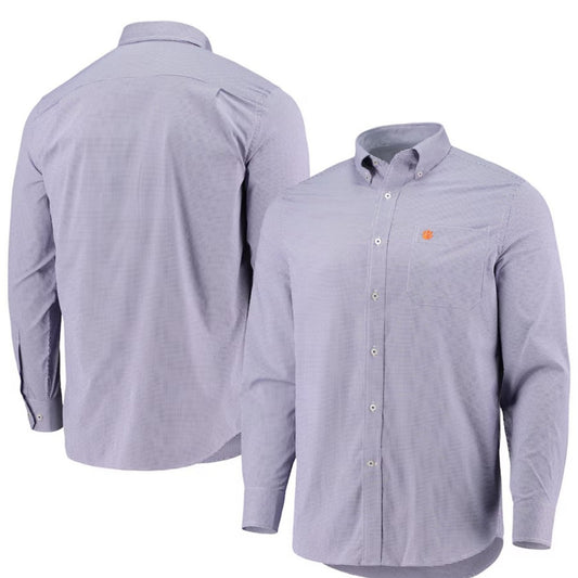 NCAA Gameday Men’s Southern Tide Blue Clemson Tiger Button Down Shirt