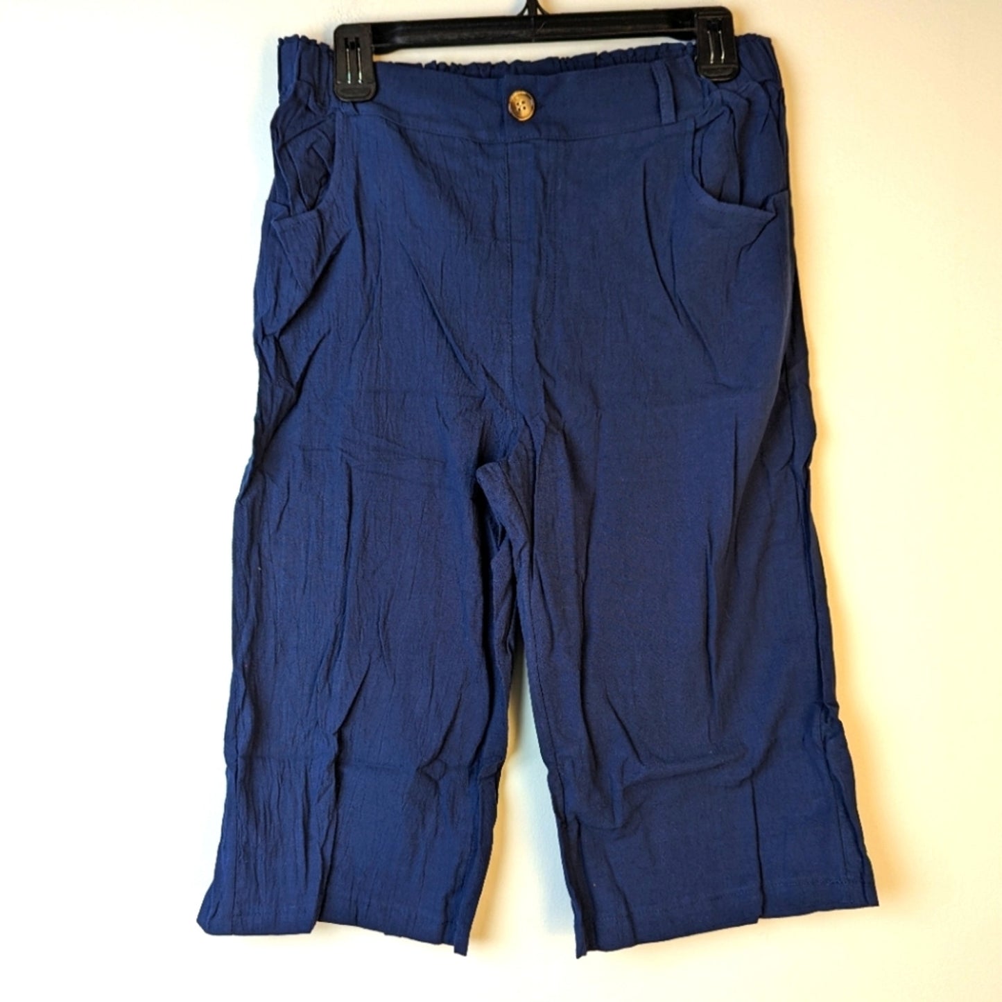 NIB Blue Cropped Pants - Medium