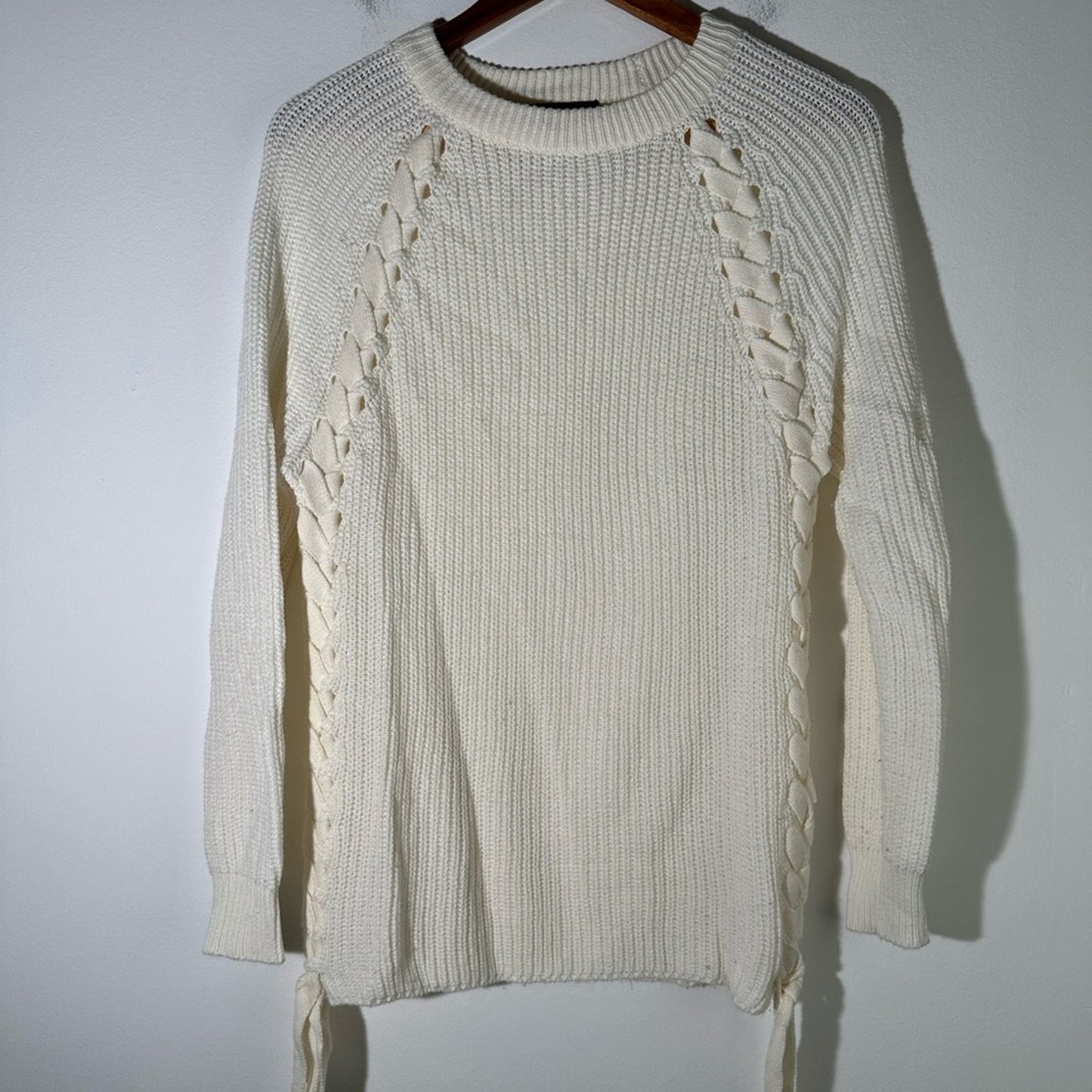 Poof Cable Knit Sweater