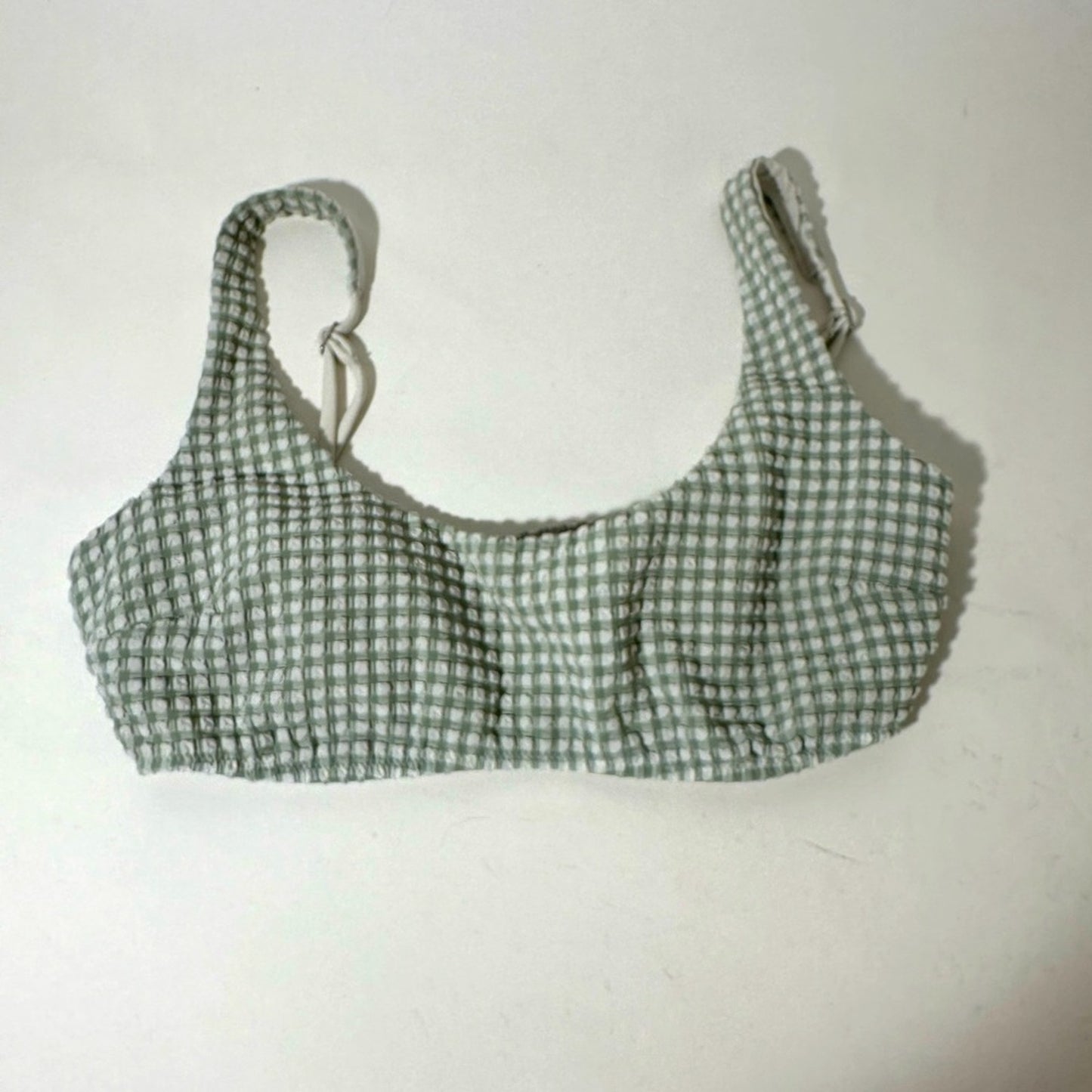 Abercrombie & Fitch Gingham Print Bikini Top