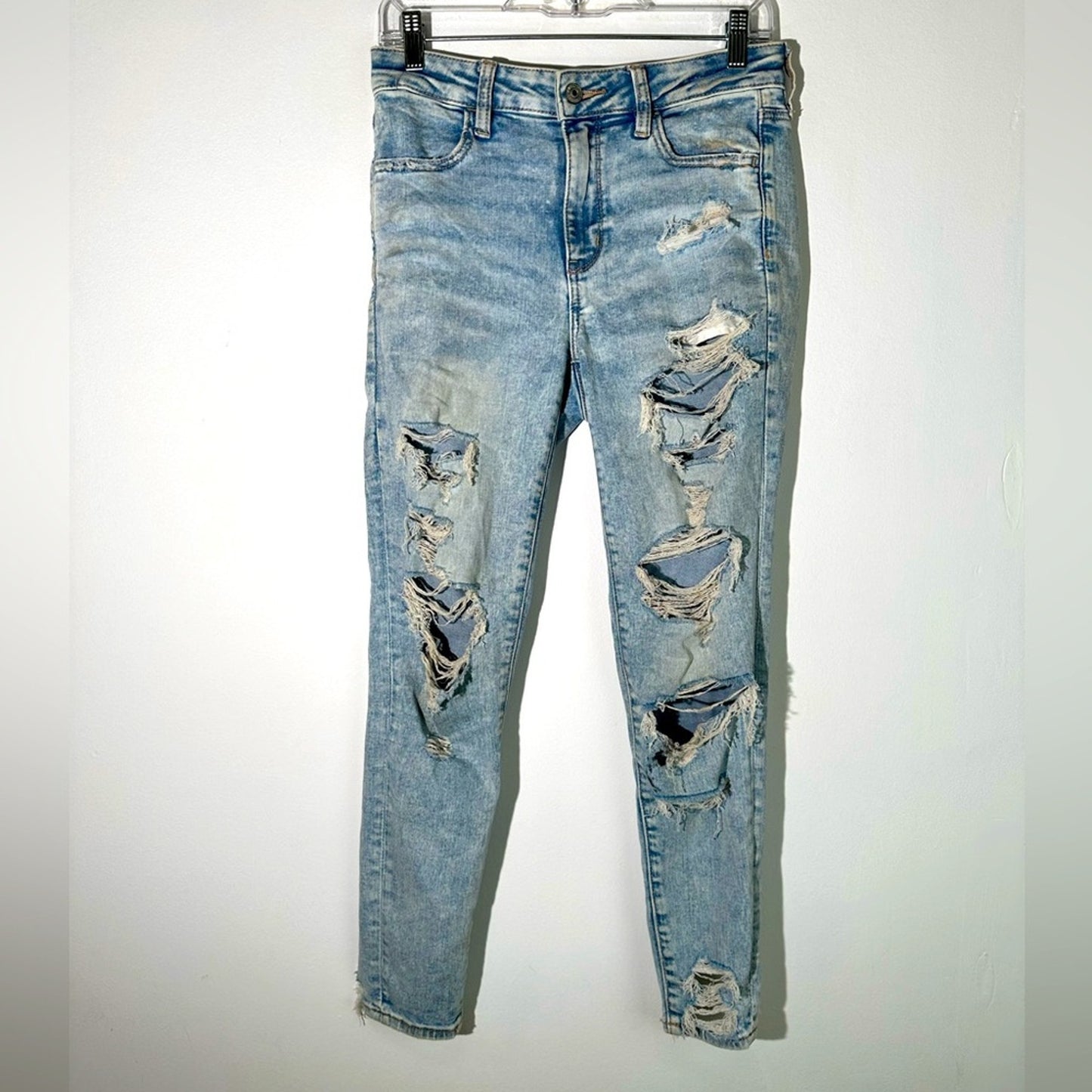 American Eagle Tattered Distressed Stretch Jeans