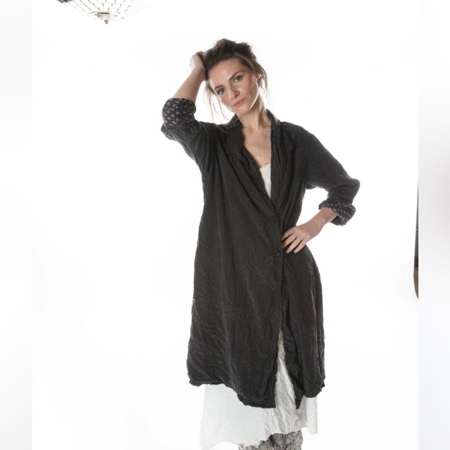 Made in Italy Linen Shirt Dress Tunic