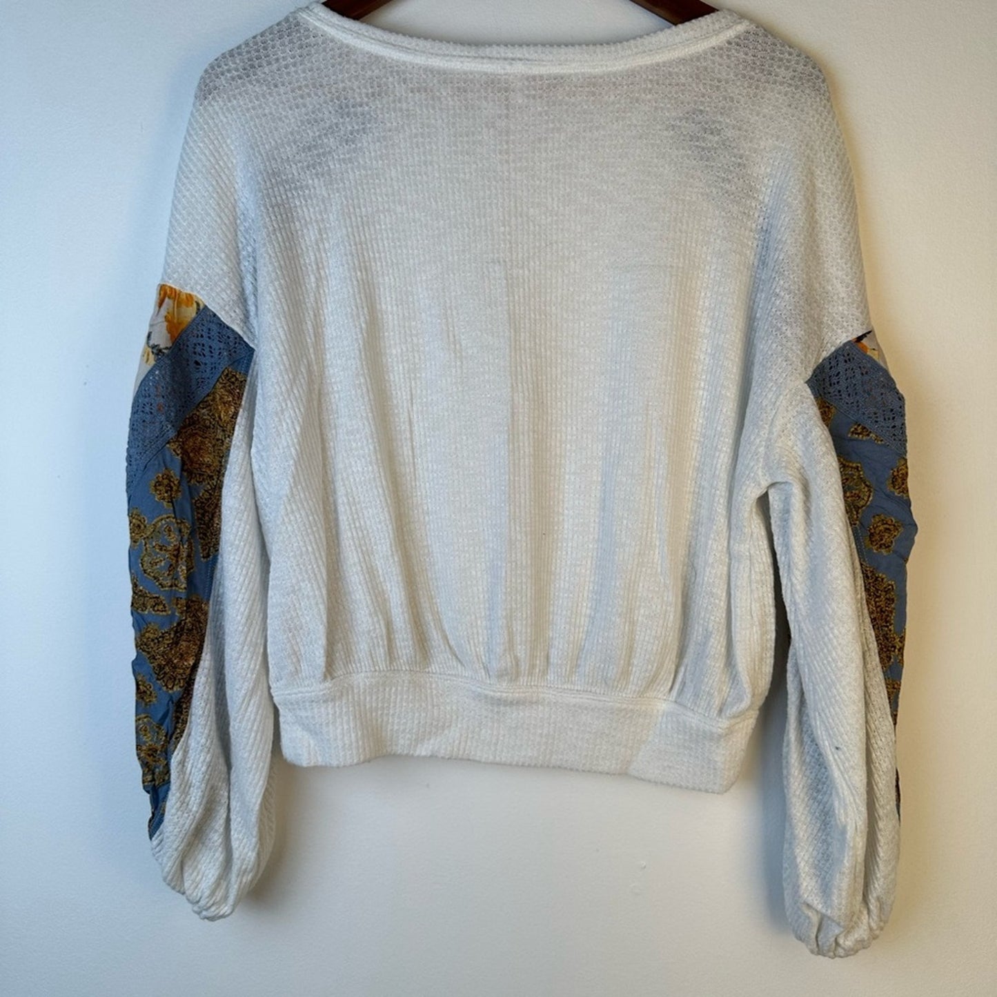 Free People Casual Clash Thermal Top