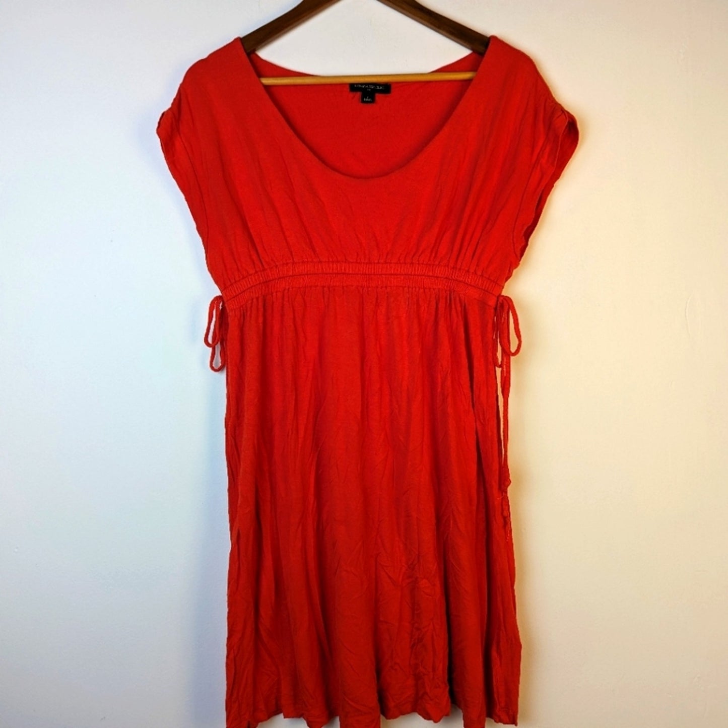 Banana Republic Babydoll Orange Tee Shirt Dress - Small