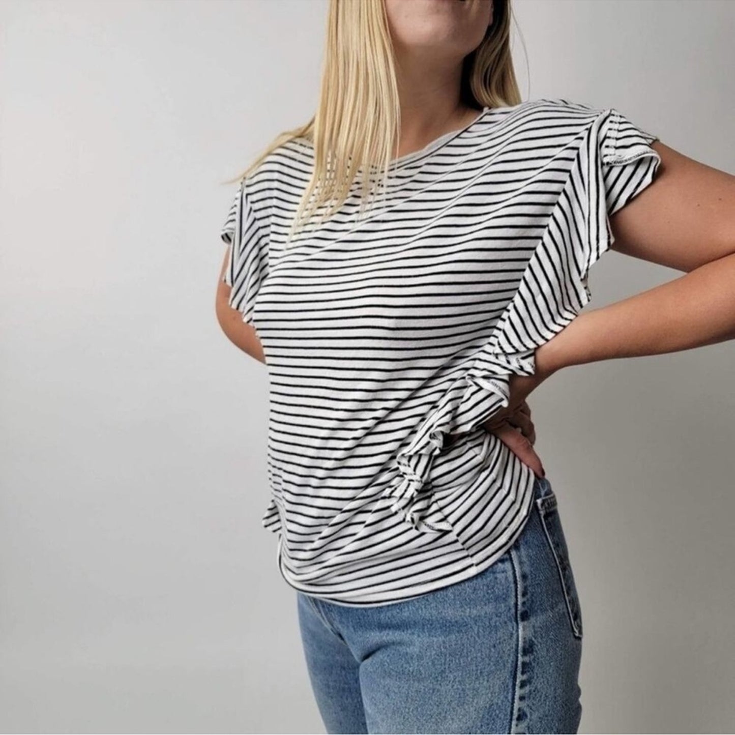 White Birch Striped Top