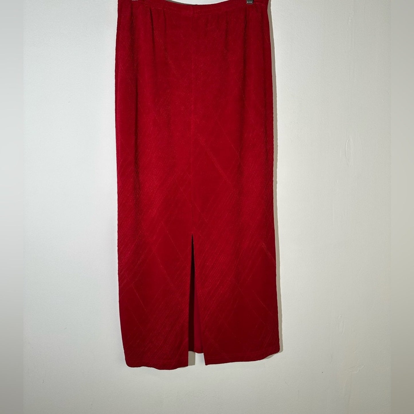 Coldwater Creek Red Pencil Maxi Skirt