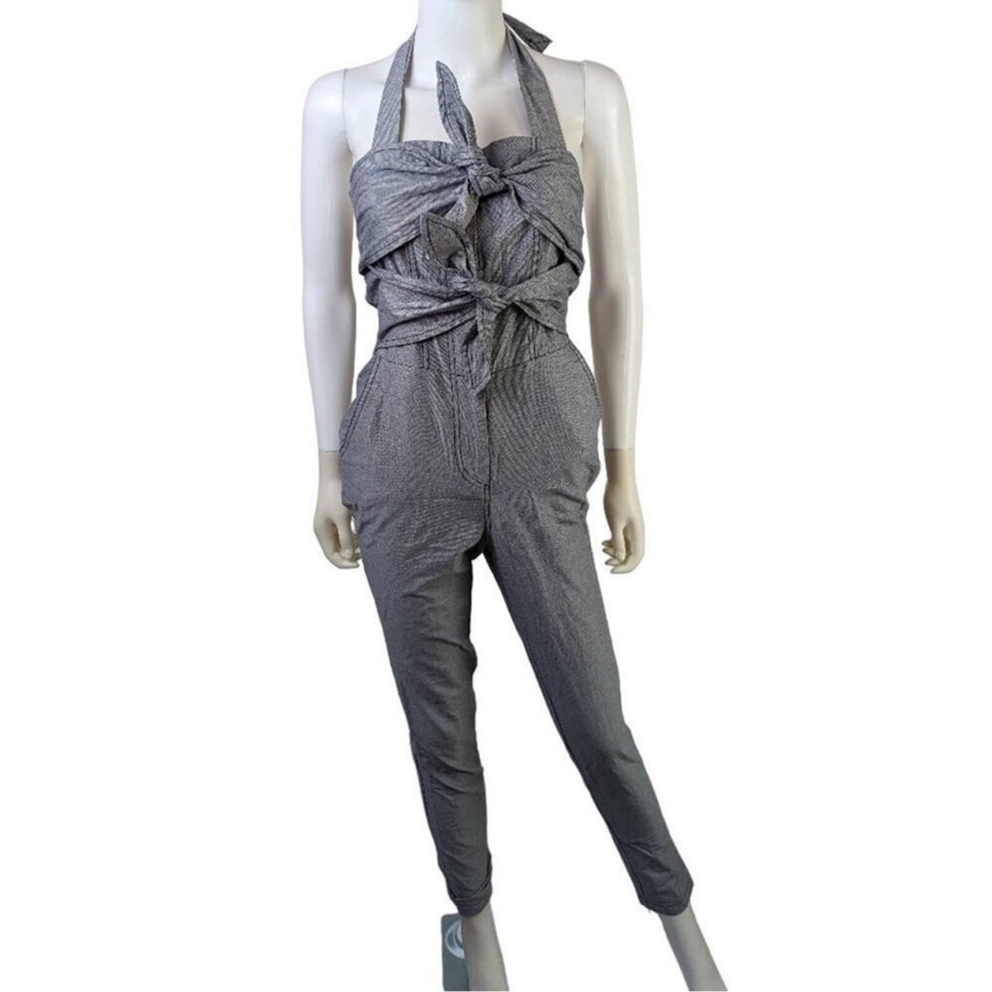 Current Air Front Bow Jumpsuit