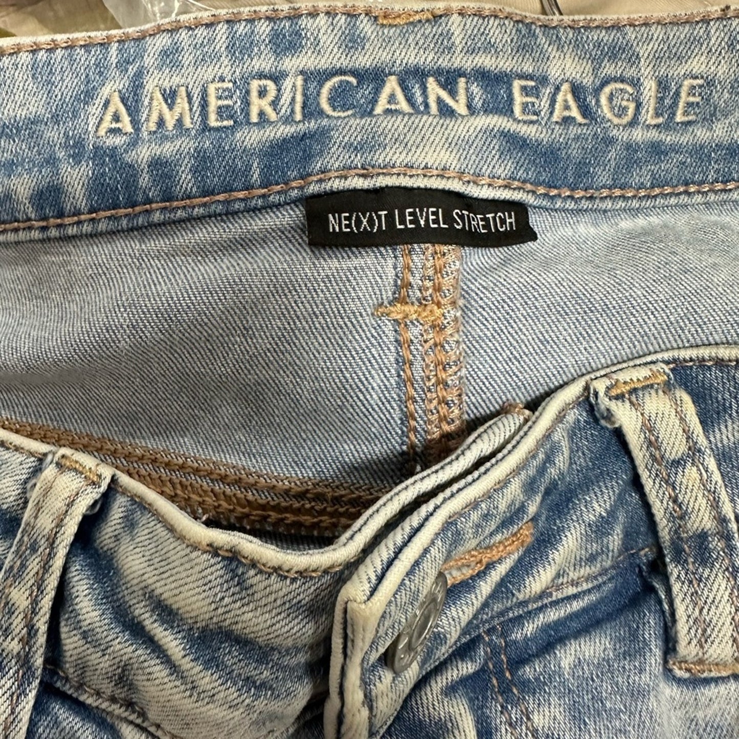 American Eagle Tattered Distressed Stretch Jeans