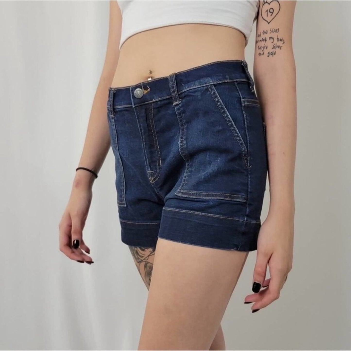 Harper High Rise Jean Shorts