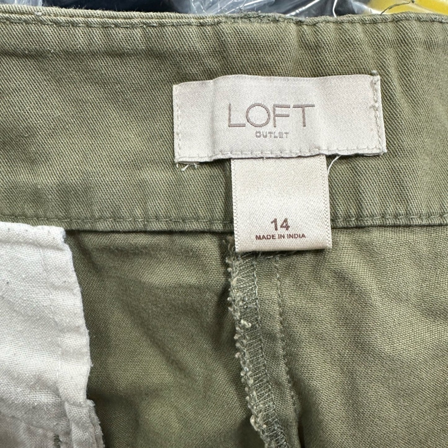 Loft Army Green Shorts