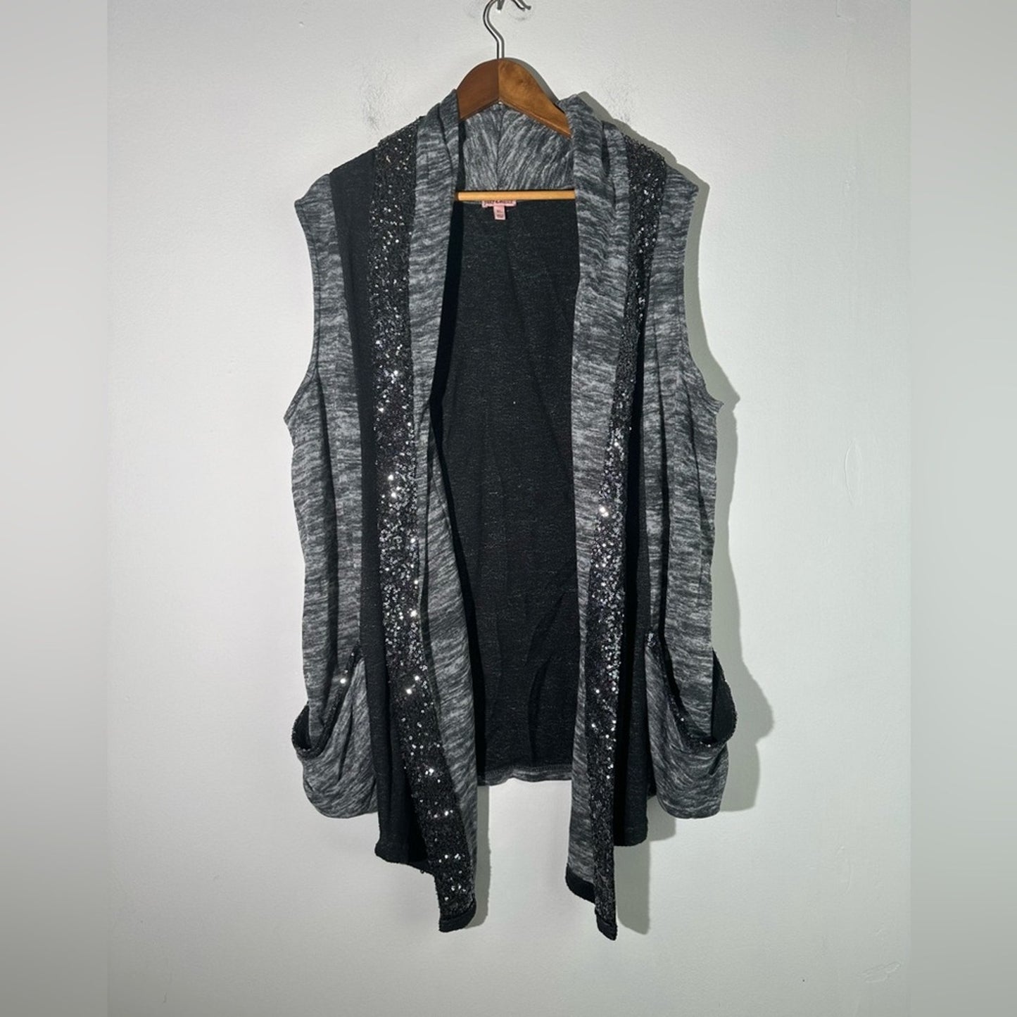 Juicy Couture Shimmering Grey Cardigan