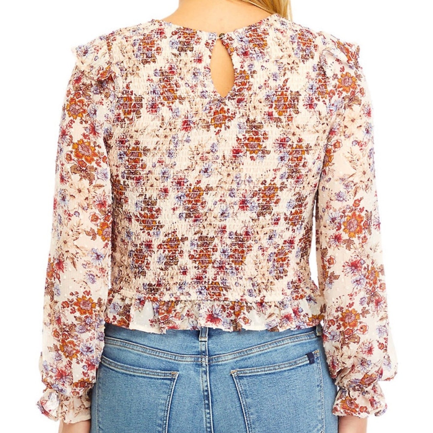 NWT Oak & Trellis Floral Fall Top