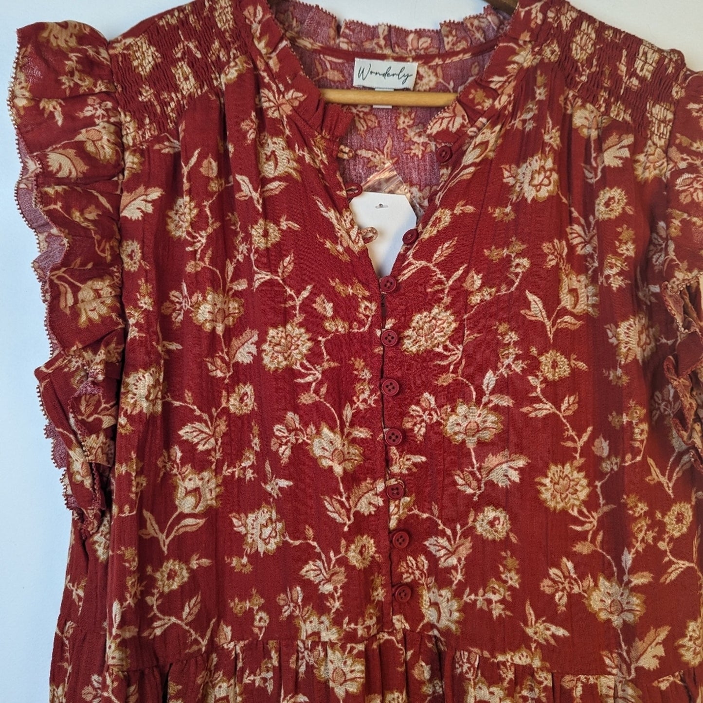 NWT Wonderly Floral Dress - XL