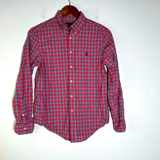 Ralph Lauren Kids Plaid Button Down Shirt