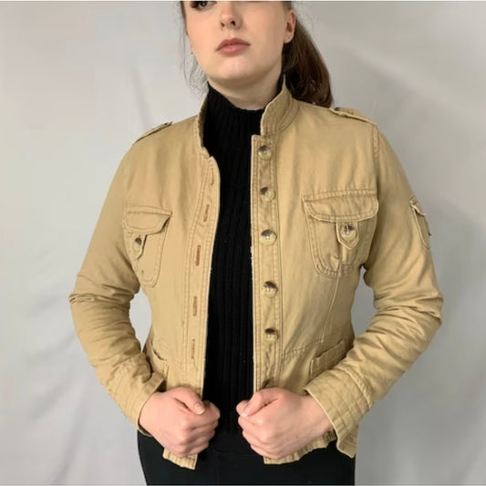 Vintage Jordache Military Jacket - Small