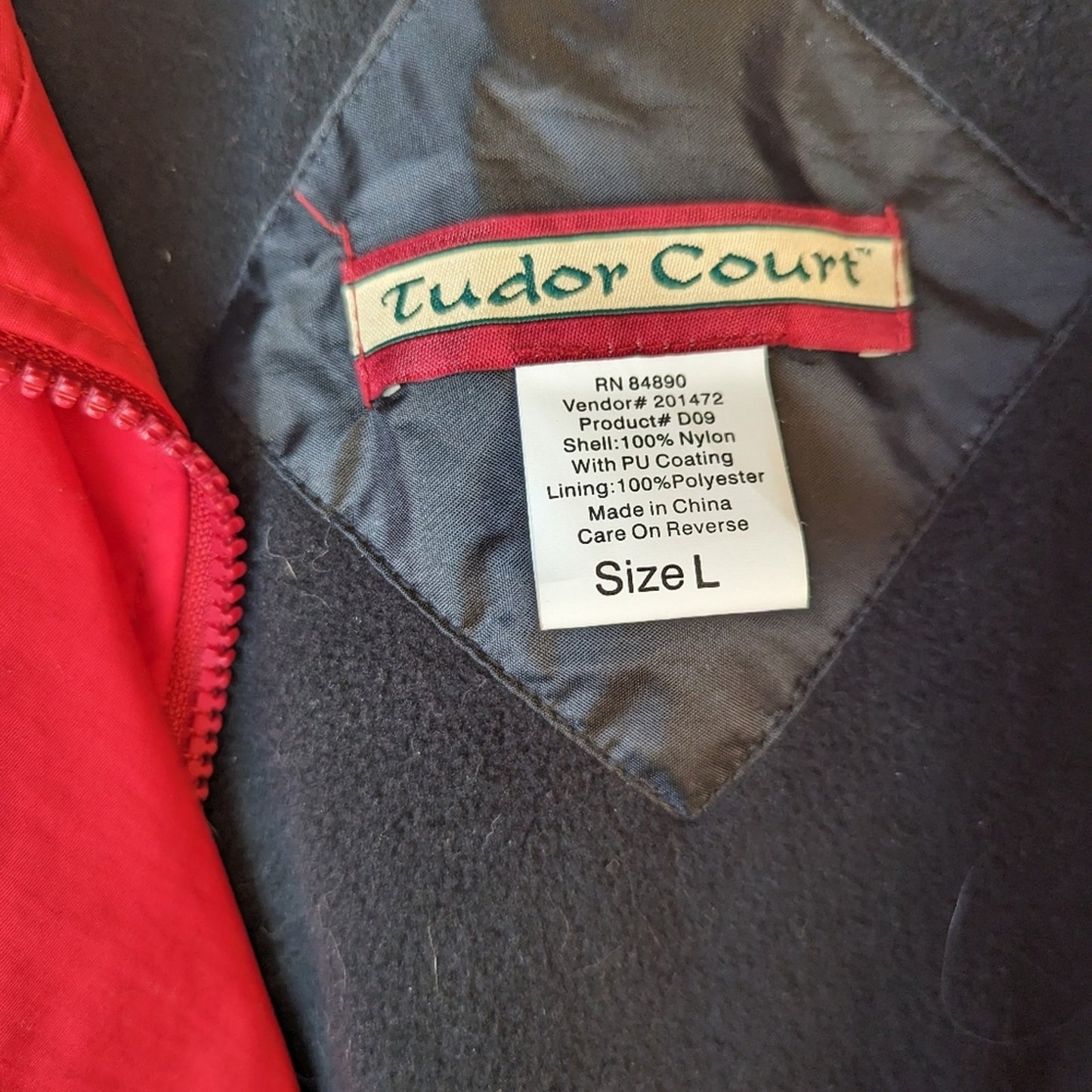 Tudor Court Red Parka - Large