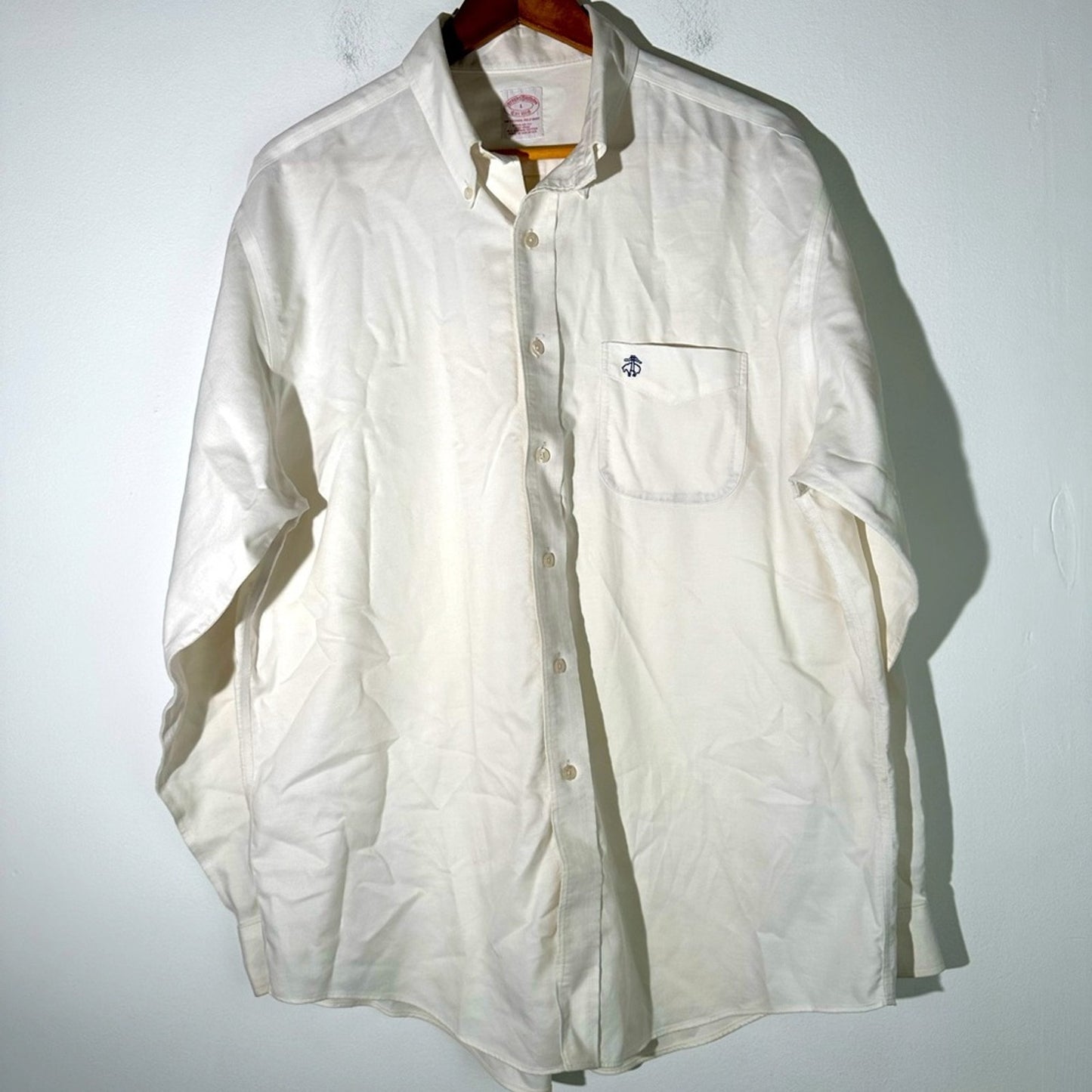 Brooks Brothers Stretch Non Iron Oxford Button Down Shirt