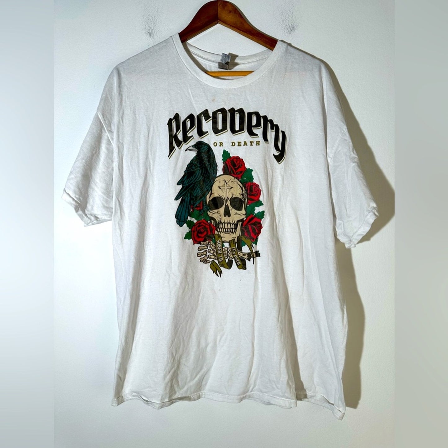 Recovery or Death Skull Tee Shirt