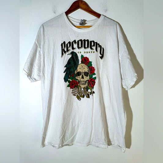 Recovery or Death Skull Tee Shirt