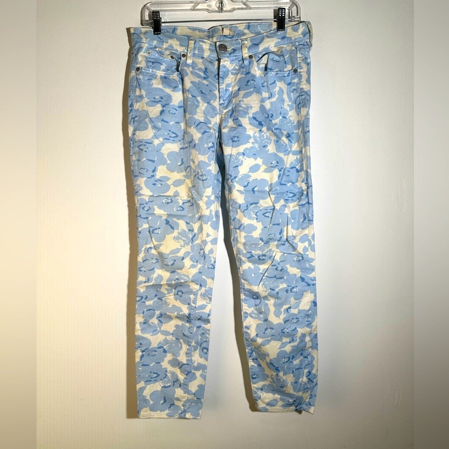 J Crew Floral Jeans