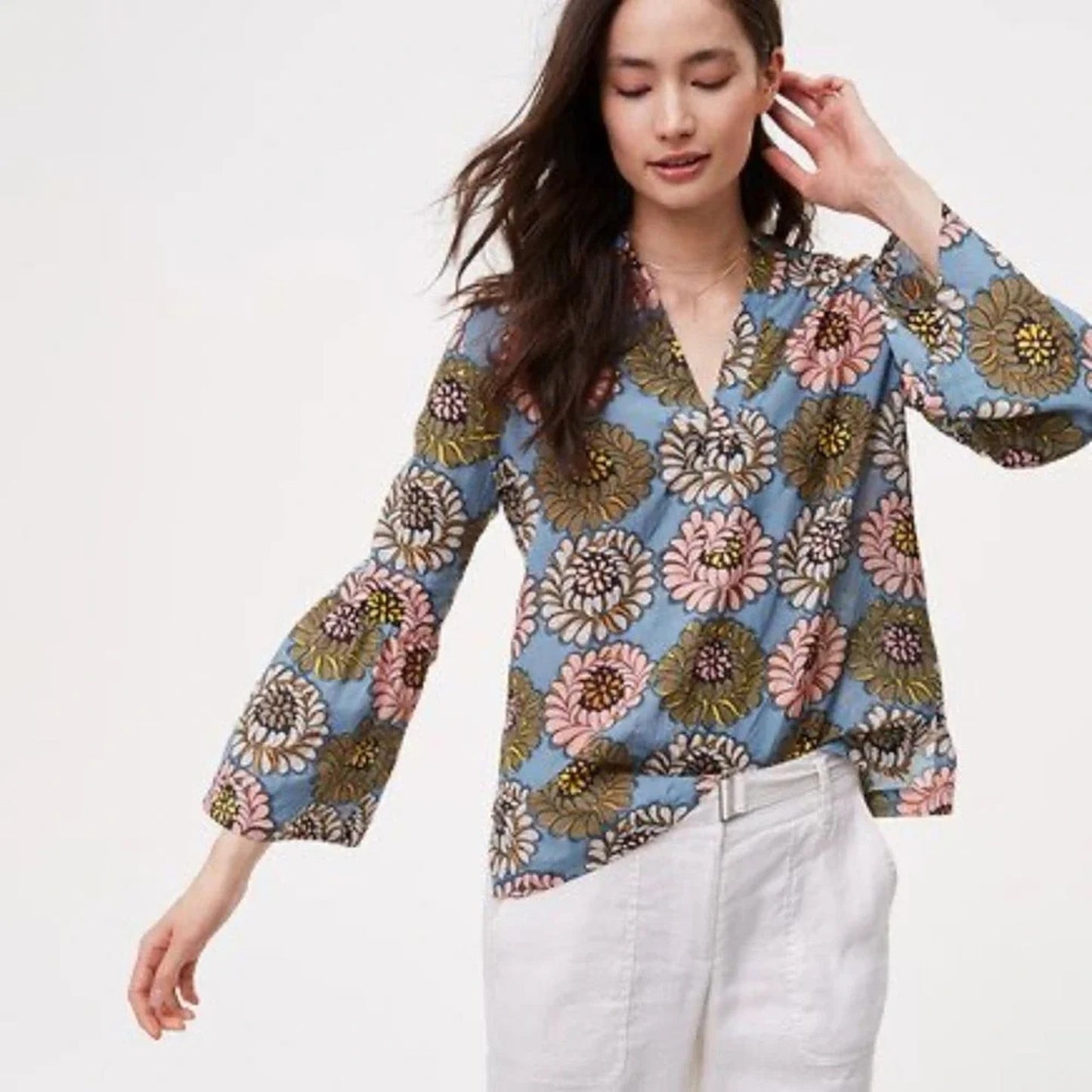 Loft Floral Boho Top