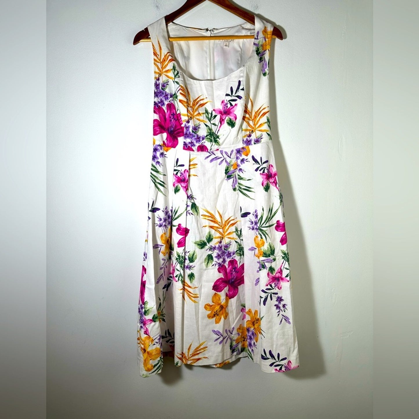 Eva Mendes Floral A Line Dress